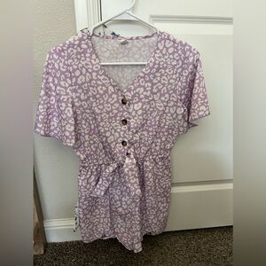 SHEIN Teen Romper